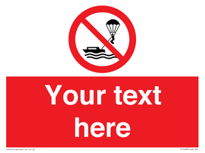 Custom No parasailing